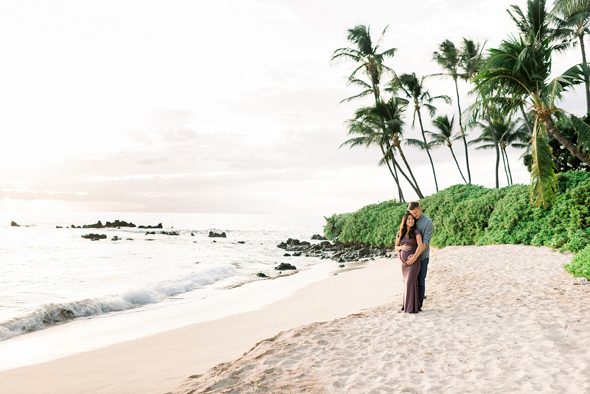 Maui Maternity Photographer Lindsey & Chris's Dynamite Duo Babymoon